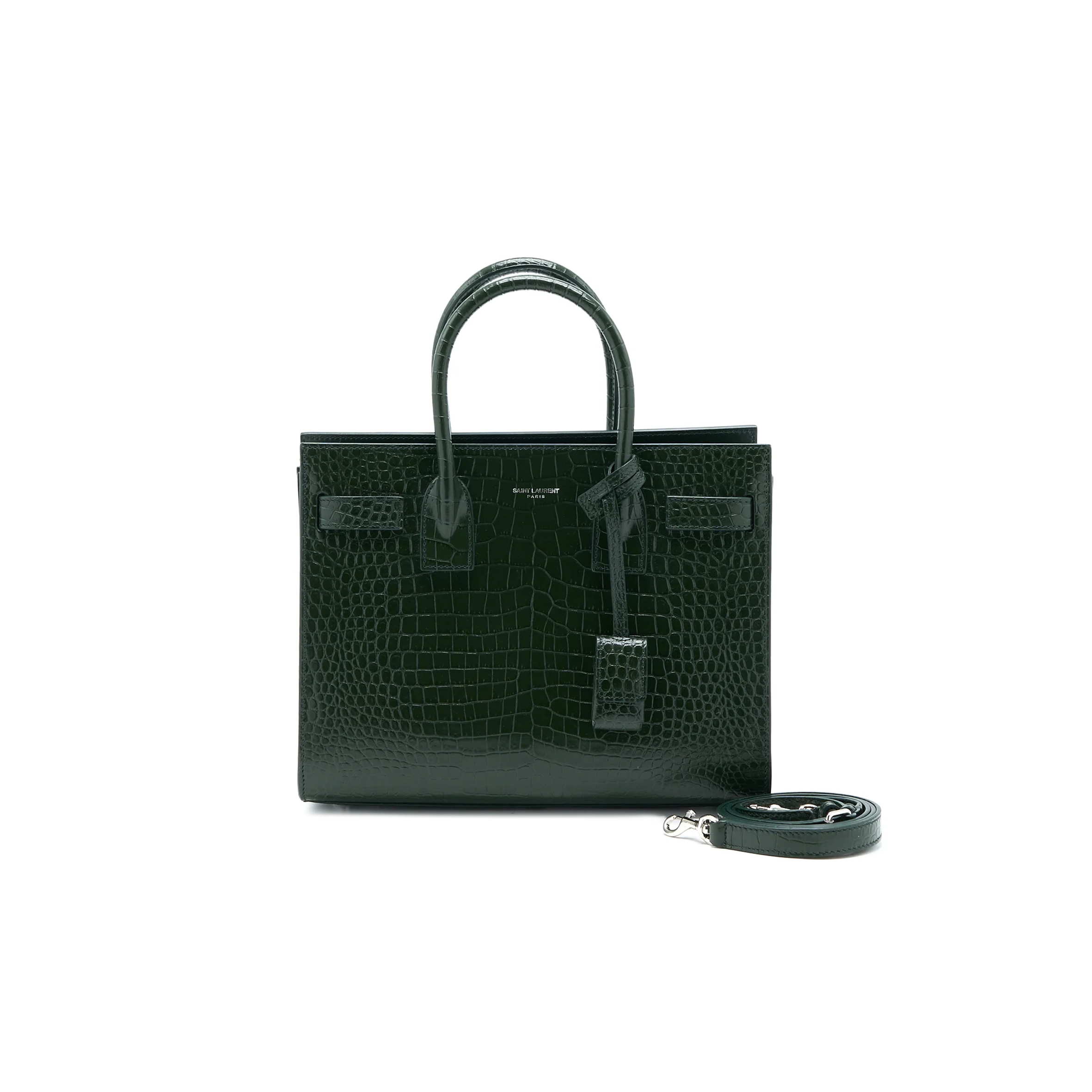 Y*L sac de jour in crocodile-embossed leather-baby 421863136 (26*20.5*12.5cm)